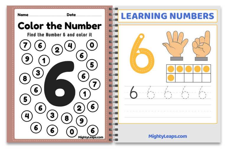 numbers mock up